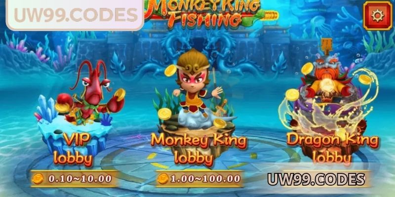 Luật chơi cơ bản và tỷ lệ điểm của Bắt Cá Đại Thánh UW99